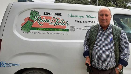 «Nuestros espárragos se han comido en el Mutua Madrid Open», dice Emiliano Pulido