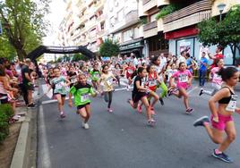 Participación infantil en la Carrera Popular de San Miguel