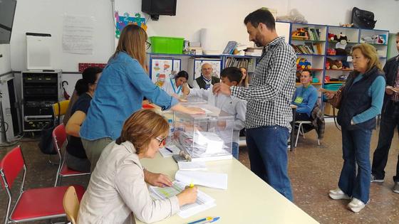 La votación en Navalmoral superaba el 50% del censo a las seis de la tarde