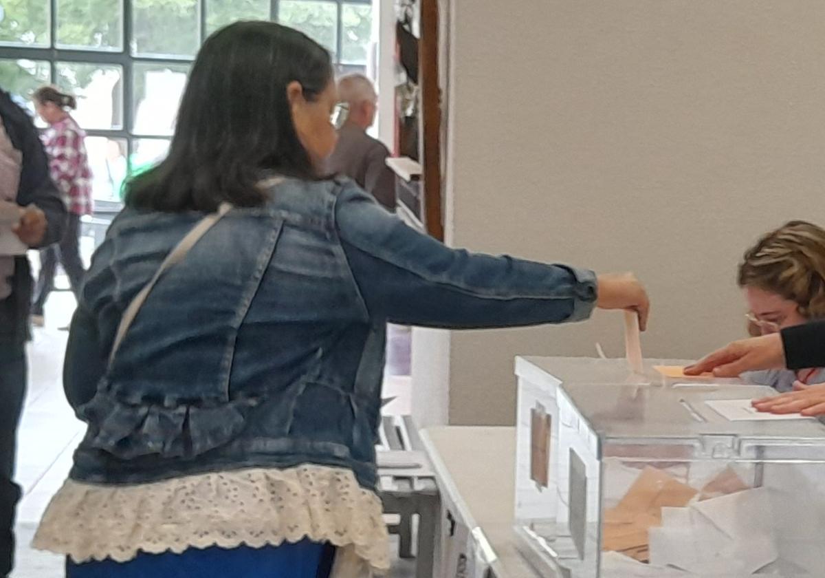 Reciente votación del 28-M en la casa de cultura