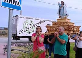 La imagen del Ángel vuelve a Valdehúncar tras ser restaurada