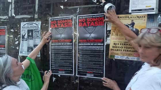 No al Muro convoca una concentración para exigir la paralización de las obras del tren