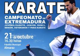 Almaraz acoge este sábado el Campeonato de Extremadura de Karate