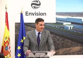 Pedro Sánchez al presentar el proyecto de la gigafactoría