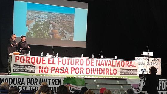 La ciudad partida, alegato contra el muro en Navalmoral de la Mata