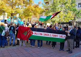 Concentración celebrada en el Jardincillo