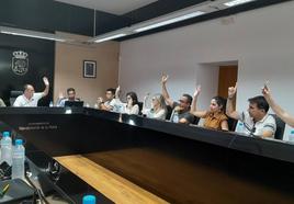 Grupo municipal popular en el pleno