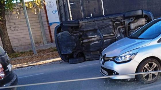 Vuelco con heridos en la carretera de Jarandilla