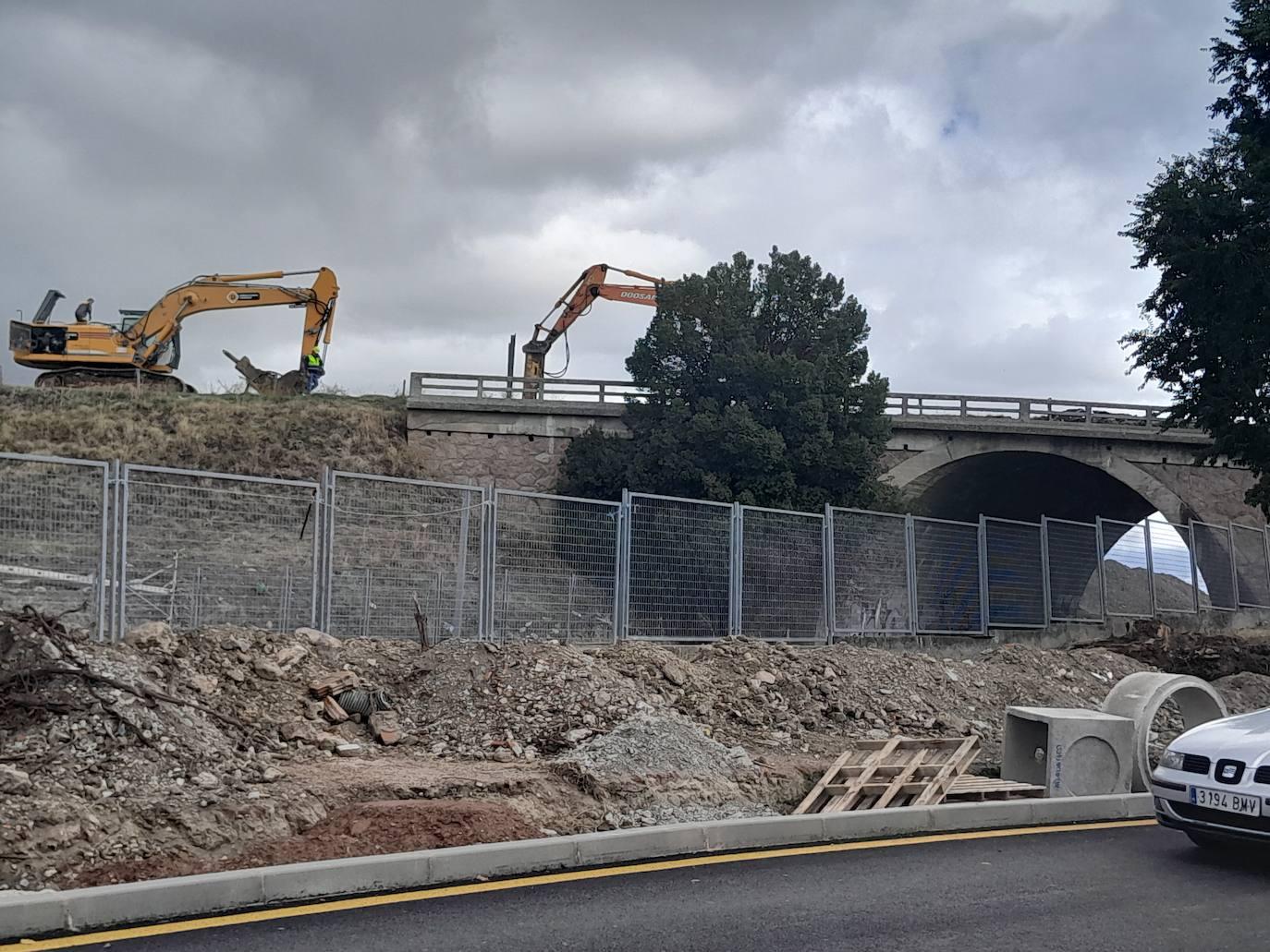 Las obras del tren siguen modificando el trazado urbano