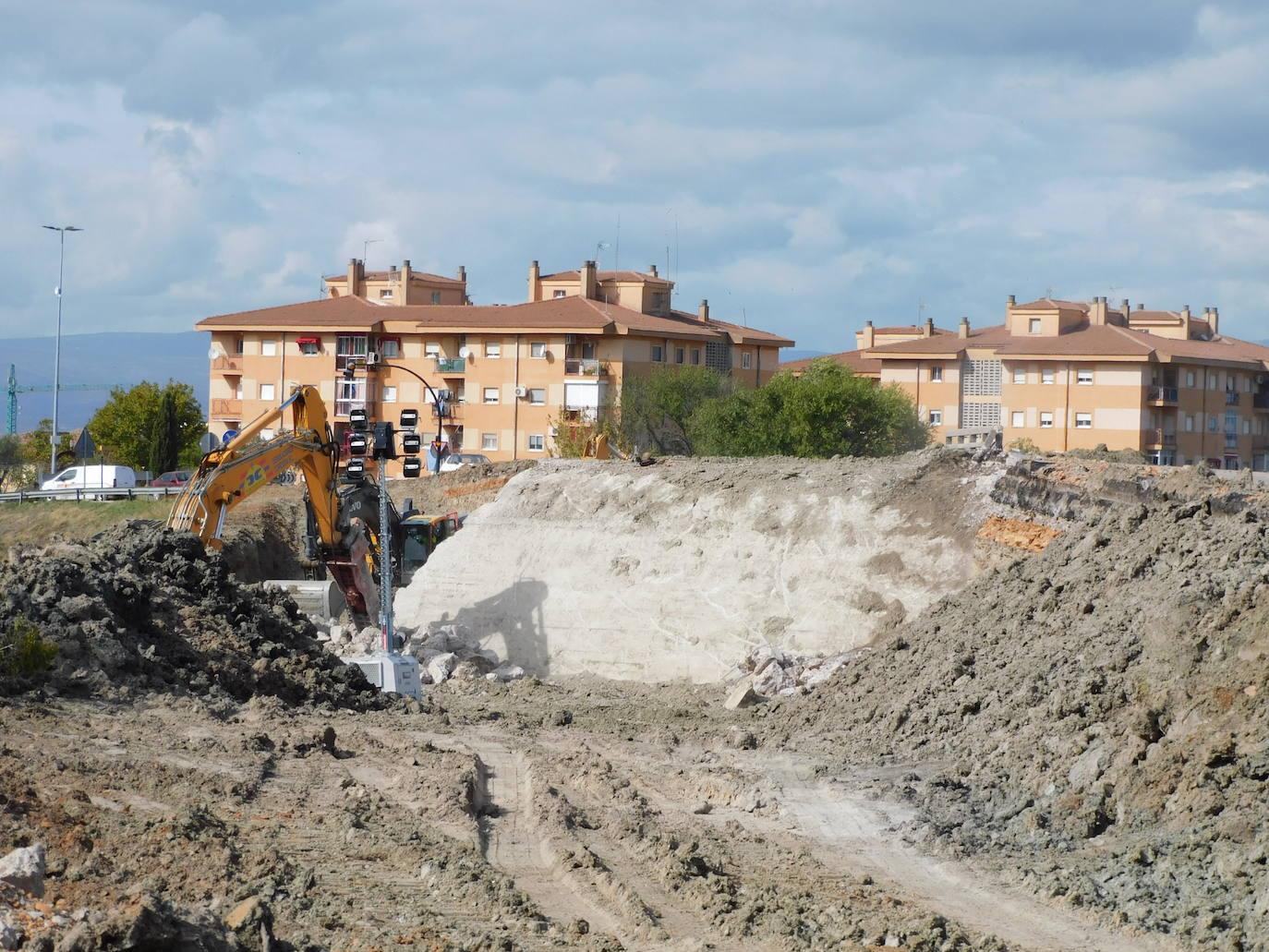 Las obras del tren siguen modificando el trazado urbano