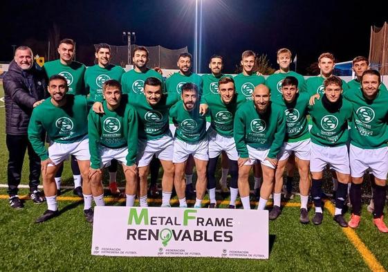 Selección de Extremadura que entrena Aitor Bidaurrázaga