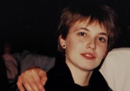 Imagen juvenil de Belén Hernández, fallecida hace unos días y que hacía los años en Nochebuena