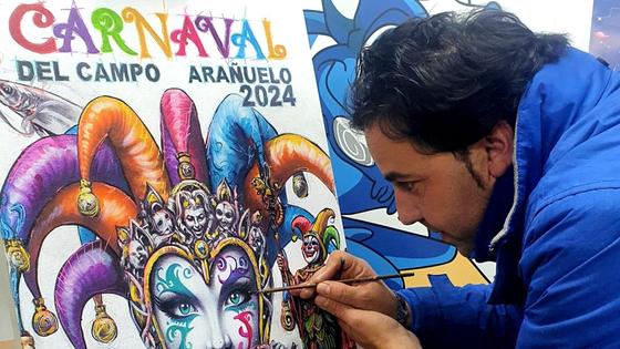Una obra del onubense Chema Riquelme anunciará el Carnaval 2024