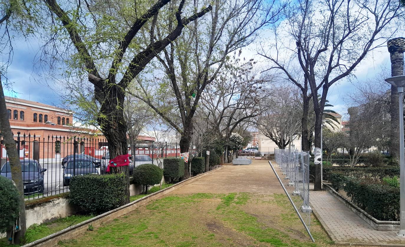 Esta es la parte del parque a la que afectarán las obras del tren