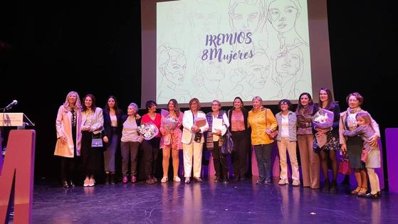 La entrega de los premios '8Mujeres' cierra los actos del 8 de Marzo