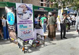 El año pasado la feria se celebró en la plaza de España
