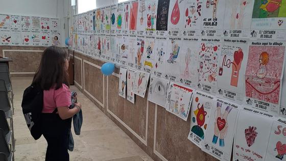 La Hermandad clausurará el domingo la exposición del Concurso de Dibujo sobre la donación