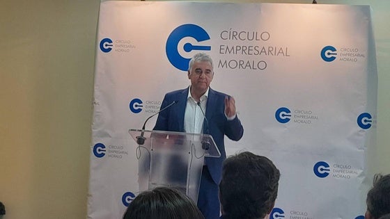 Ramón Barbado, primer presidente del Círculo Empresarial Moralo