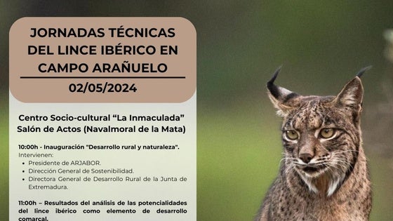 La Inmaculada acogerá el jueves unas jornadas sobre el lince ibérico en el Arañuelo