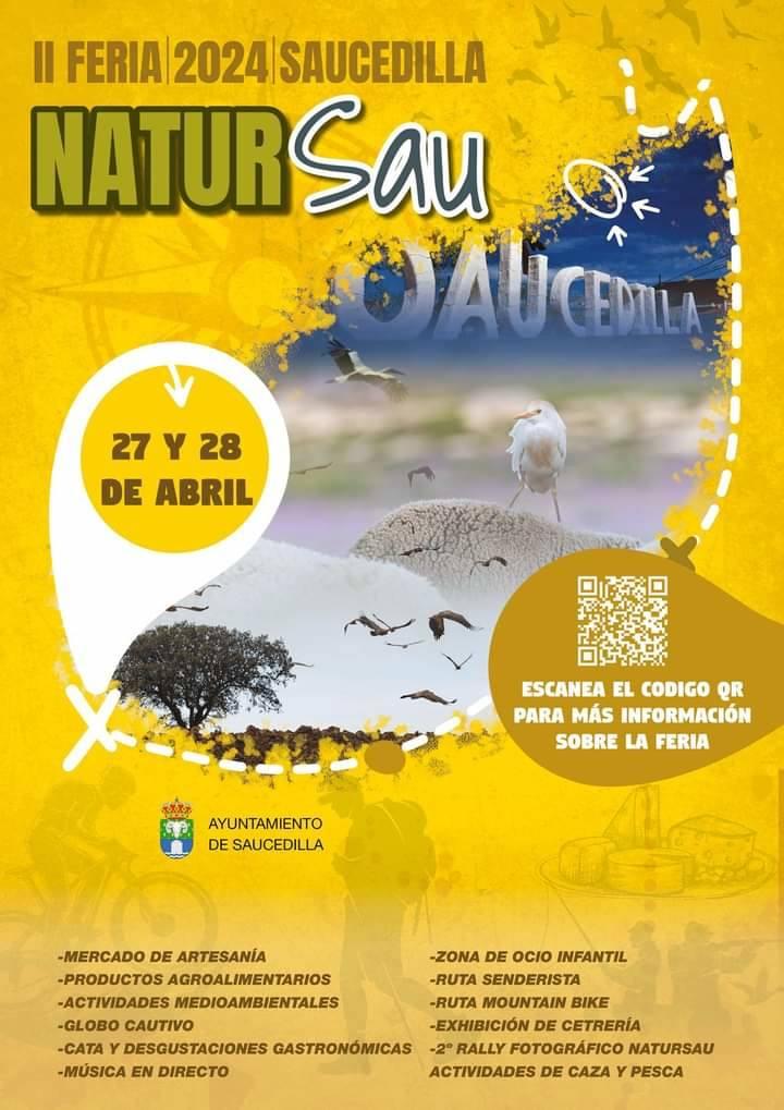 Saucedilla hace un balance positivo de la II Feria de Naturaleza, Natursau
