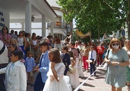 Llegada de la procesión a la iglesia de Las Angustias