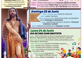 Saucedilla festeja este fin de semana a San Juan Bautista