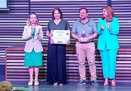 Reciente entrega del premio 'Tomás García Verdejo' en Cáceres