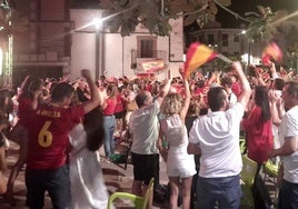 La afición futbolística vibra con el triunfo en la Eurocopa