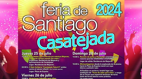 Casatejada celebra hasta el domingo la feria de Santiago