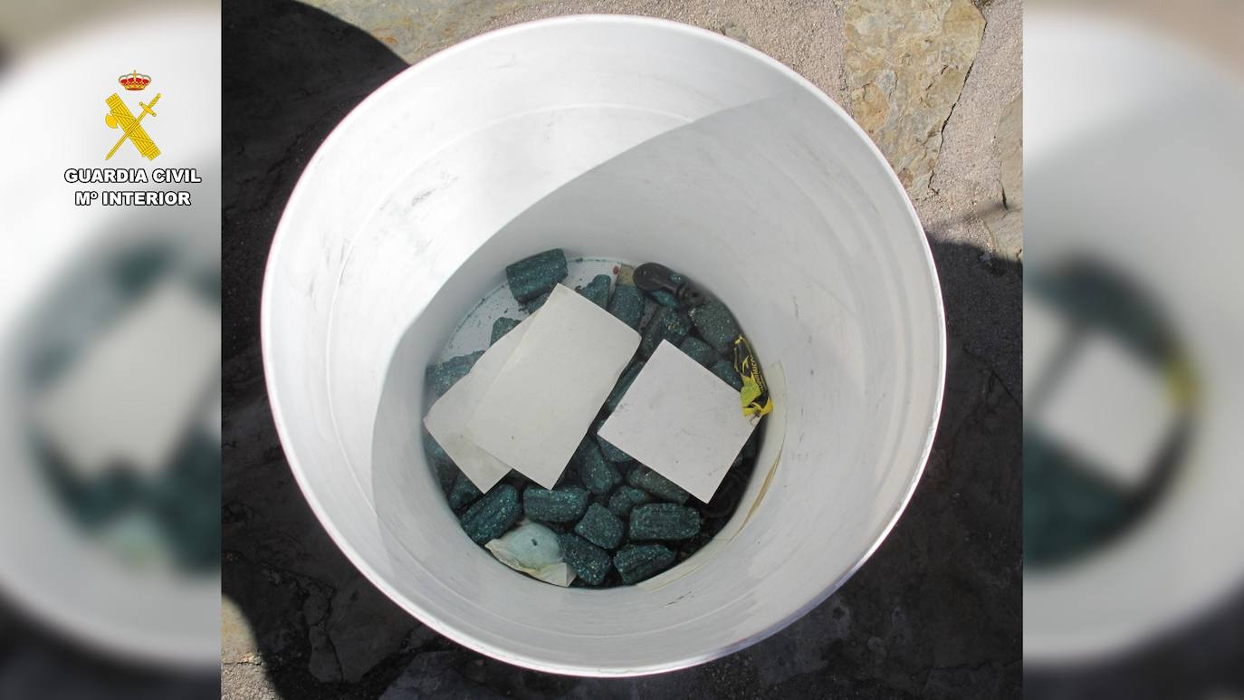 Veneno encontrado en la caseta de aperos