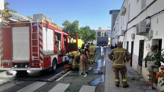 Susto por un incendio en la calle José Armella