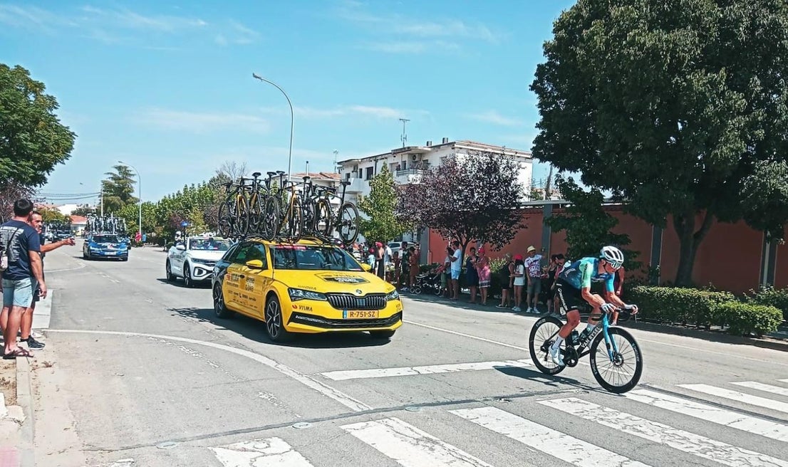 Paso fugaz de la Vuelta Ciclista a España por el Arañuelo