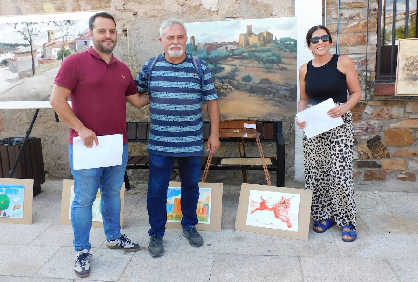 Gran nivel en el I Certamen de Pintura Rápida de Belvís de Monroy