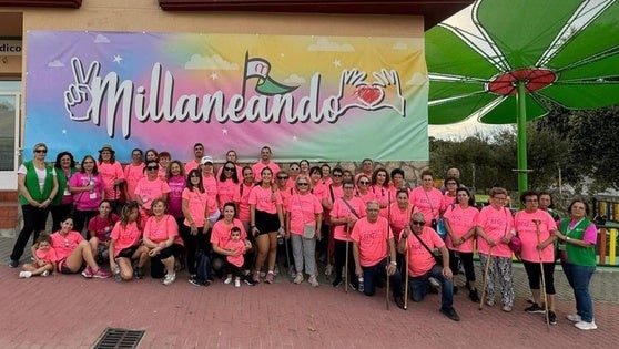'Millaneando' de rosa