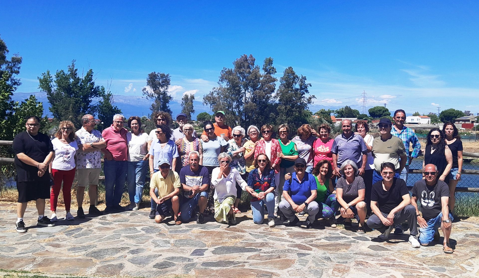 Convivencia en la charca Mayen el pasado verano