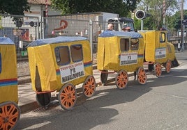El trenecito de No al Muro estará el sábado en Plasencia