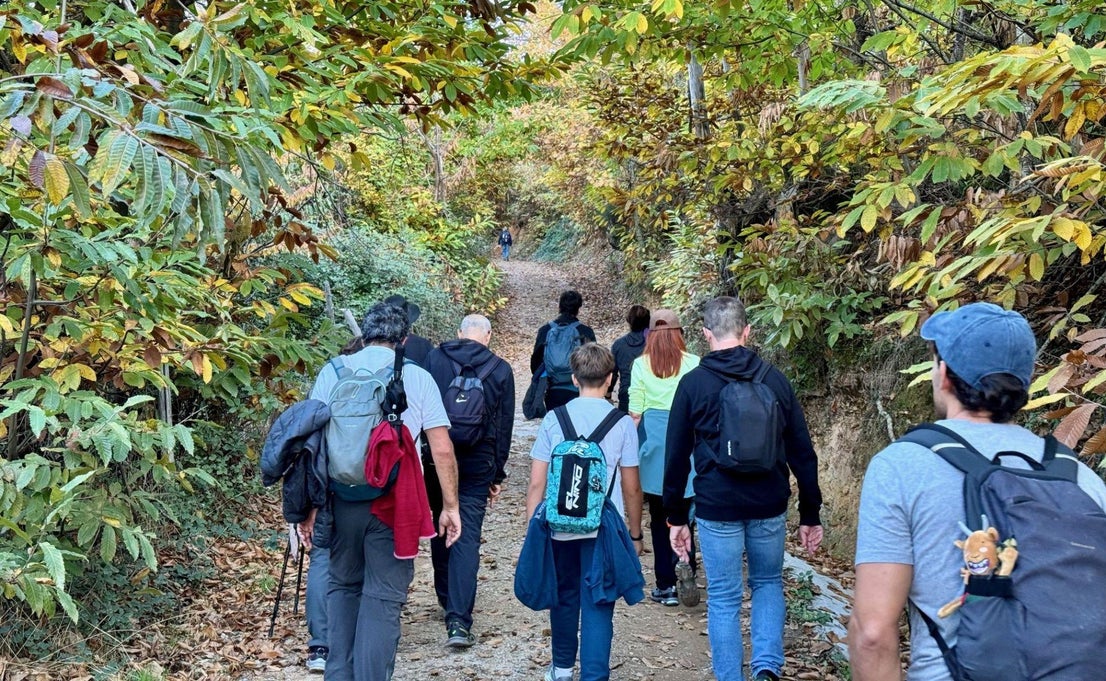 El tren turístico de los Ibores hace parada en Navalmoral