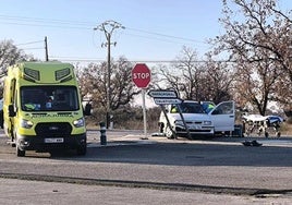 El accidente se produjo, de nuevo, en la carretera EX-119