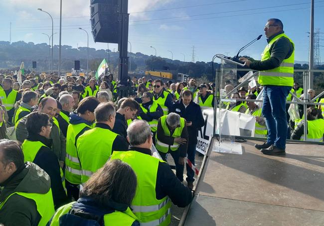 Manifestación por la continuidad de Almaraz a mediados de enero