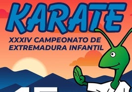 El pabellón Antonio Jara acogerá el sábado el XXXIV Campeonato de Extremadura Infantil de Karate