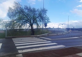 Nuevo paso de peatones en la carretera de Rosalejo