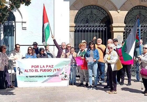 Concentración celebrada el sábado en la plaza de España