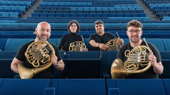 Concierto del Cuarteto de trompas de la Orquesta de Extremadura en la Fundación Concha