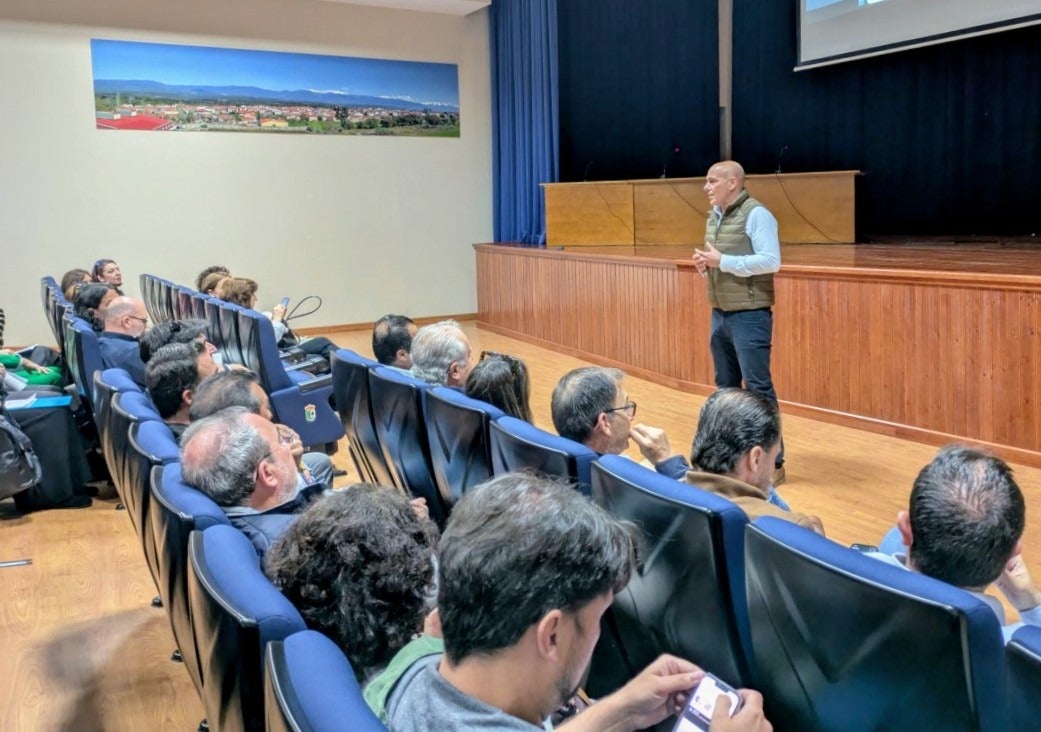 Intervención del presidente de la Mancomunidad, Eugenio Trebejos