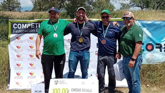 Jesús Esteban, sexto, primer tirador local en el provincial de Recorridos de Caza