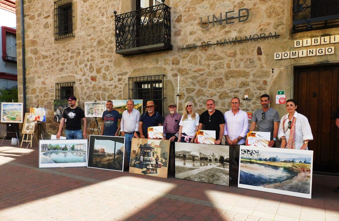El Premio de Pintura Rápida 'Juan Núñez' eleva el nivel