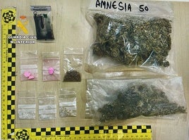 Detenido un hombre por traficar con marihuana, MDMA y anfetaminas