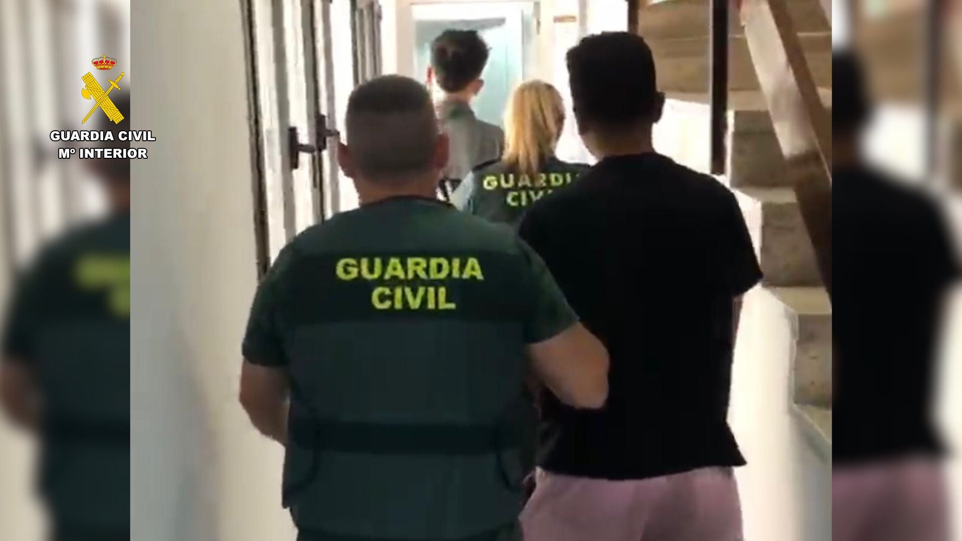 Instantánea tomada durante la detención