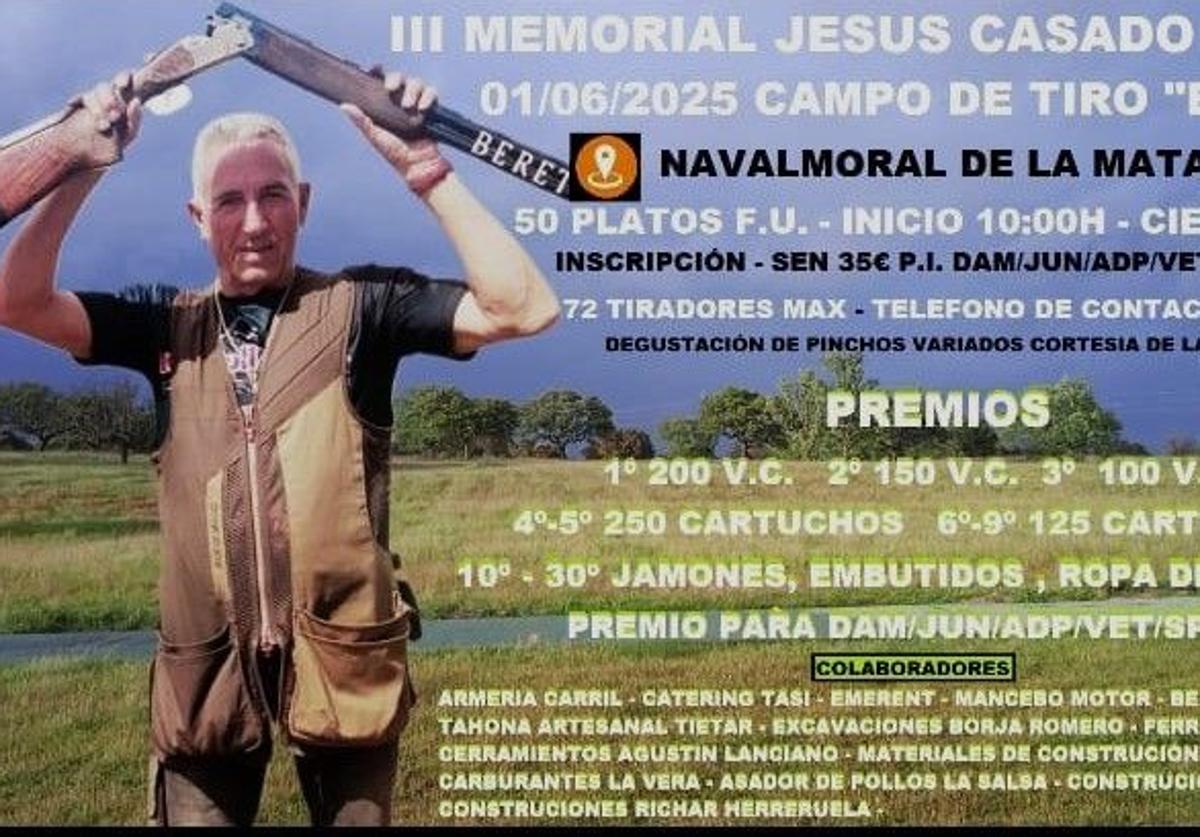 El campo de tiro El Azor acogerá este domingo el III Memorial Jesús Casado