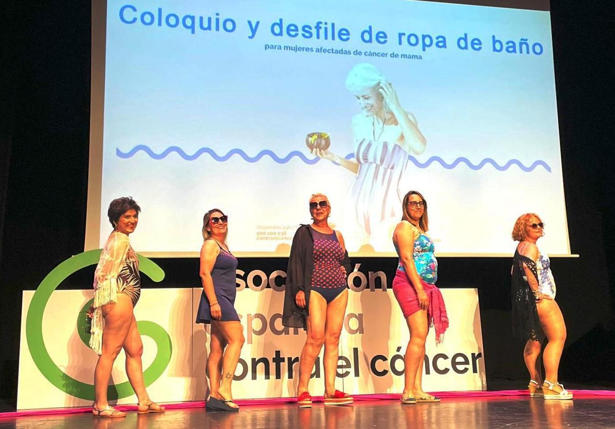 Un momento del desfile, protagonizado por mujeres mastectomizadas